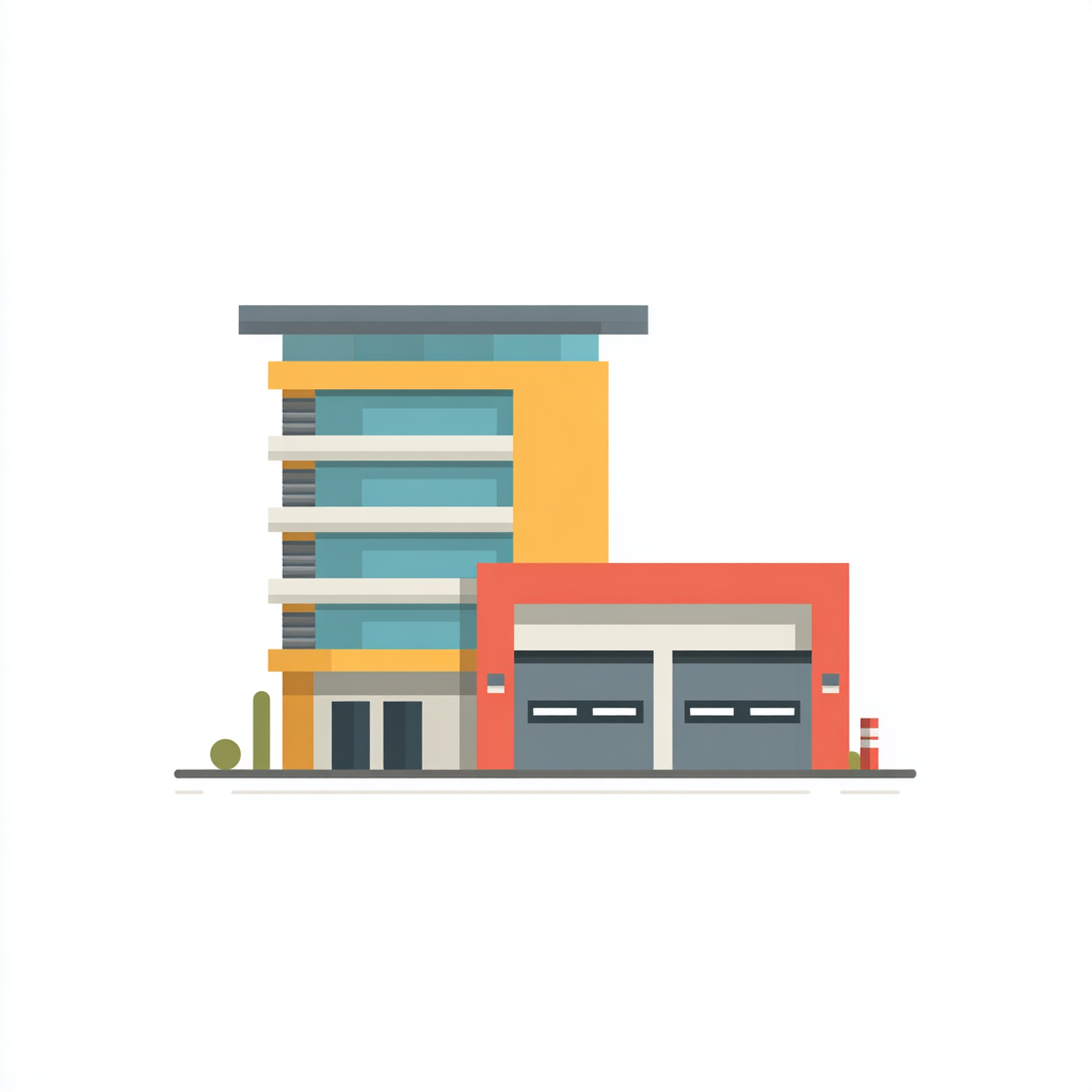 Tief- und Hochgaragen als Einzelbauwerk