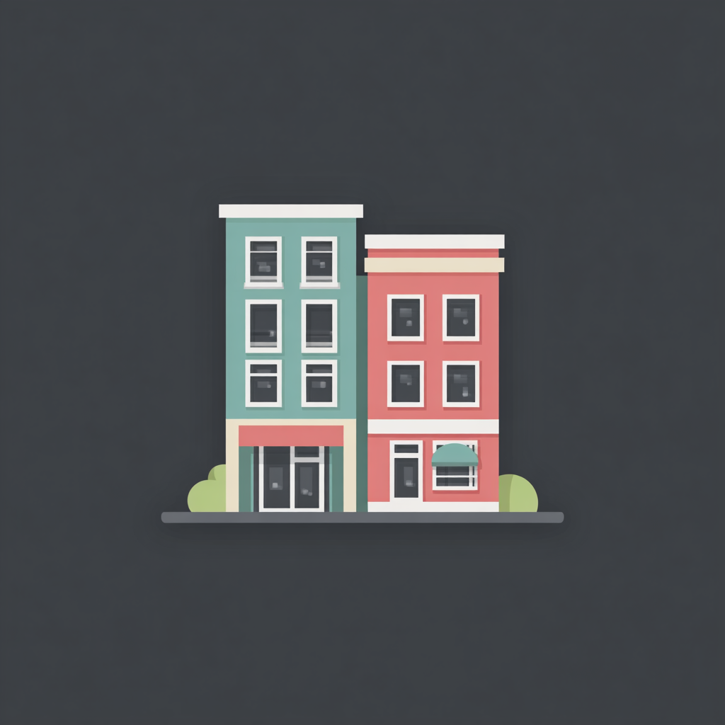 Wohnhäuser mit Mischnutzung