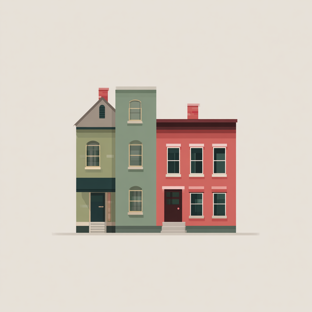 freistehende Ein- und Zweifamilienhäuser, Doppelhäuser, Reihenhäuser